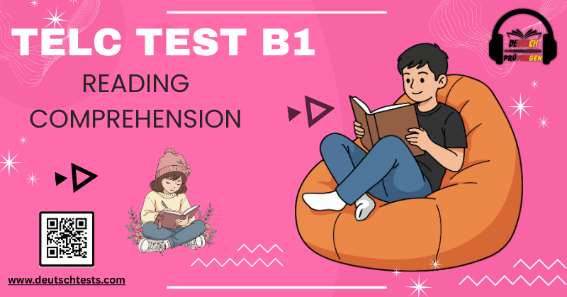 Telc Test B1 - reading comprehension