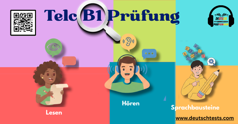 Telc B1 Prüfung im Mittelpunkt
